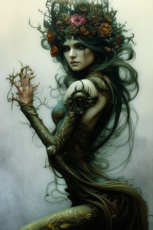 Looking for Inspiration " Magical, Intricate, Intricate, Elegant, Digital, Scenic, Hyperdetailed horror Delicate; Comple...