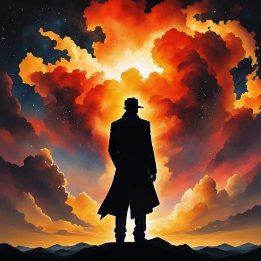 Cyberpunk Cityscape at Sunset