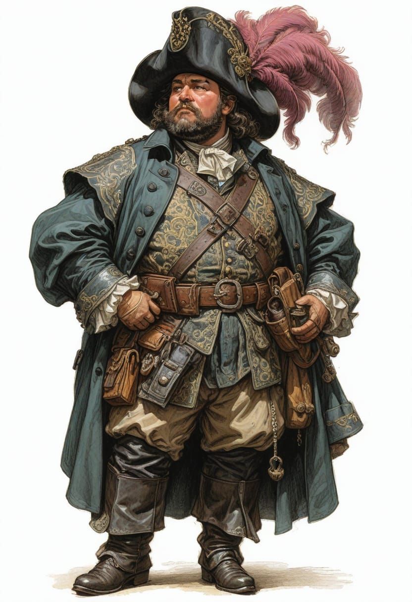 French Nobleman in the Style of Boris Vallejo