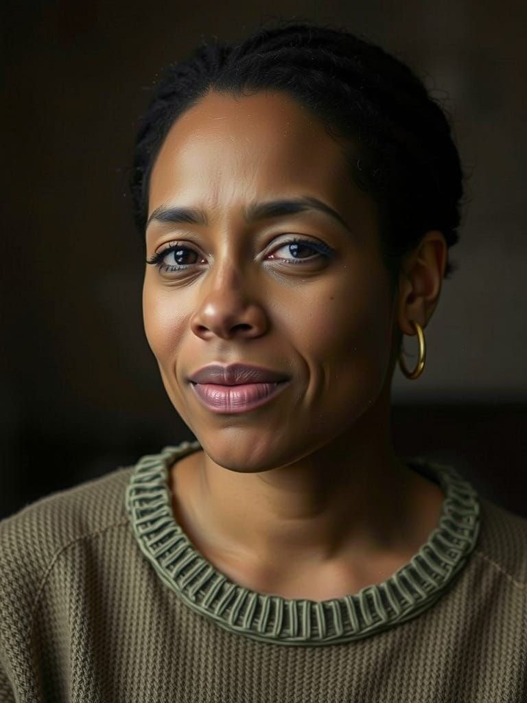 Hopeful Smile Amidst Tears: Emotional Portrait Photography