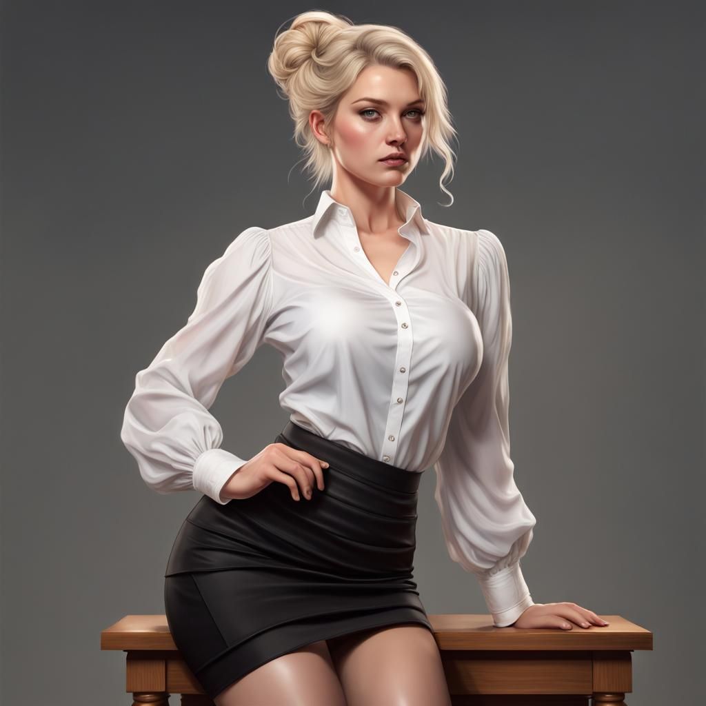 Photorealistic 3D Portrait of Scientist Ada in Unreal Engine