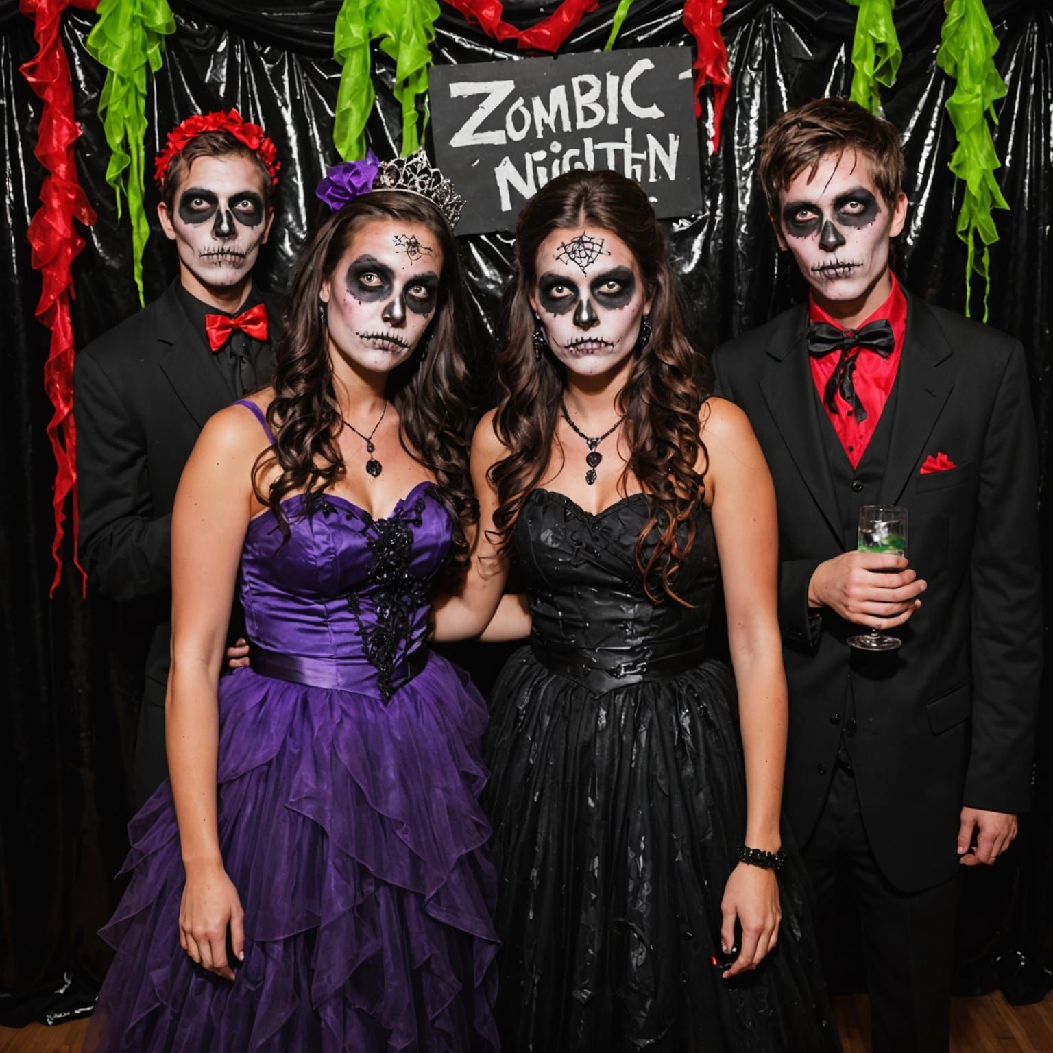 Zombie Prom Night with Toxic Punch and Graveyard Glam