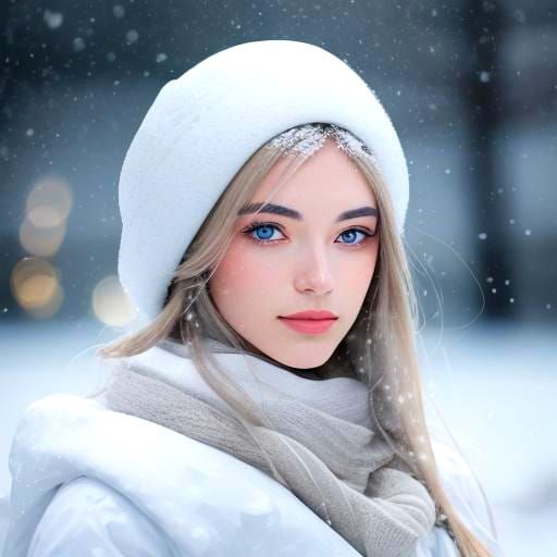 Double Exposure Snowflake in Professional Photography