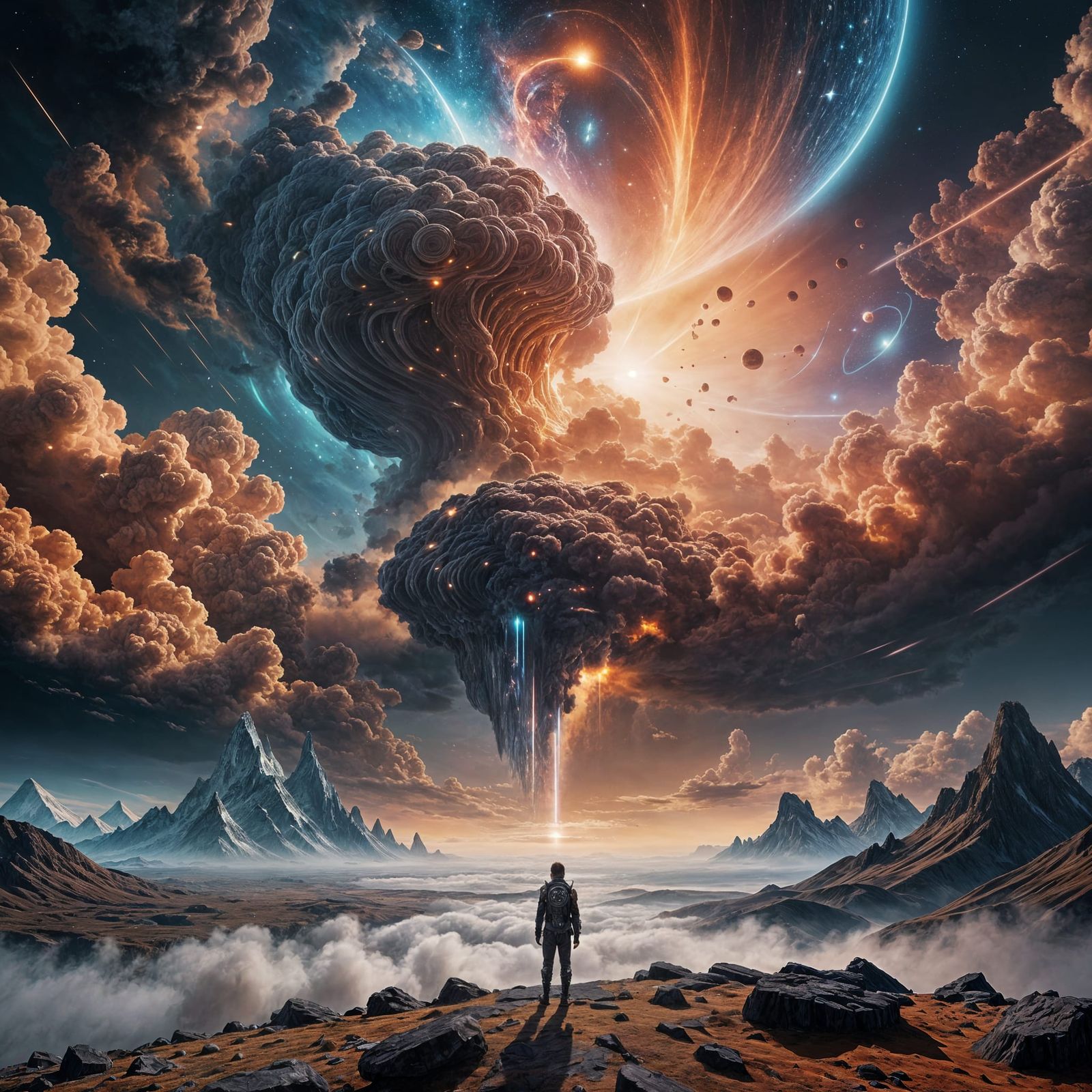 Epic Eternity: A Dramatic Digital Matte Painting