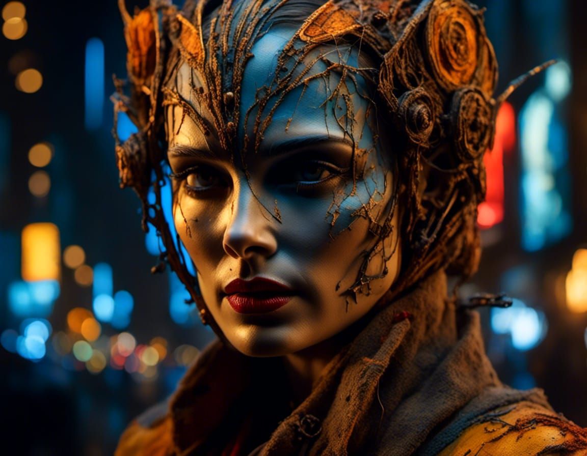 Animatronic Natalie Portman as Femme Fatale