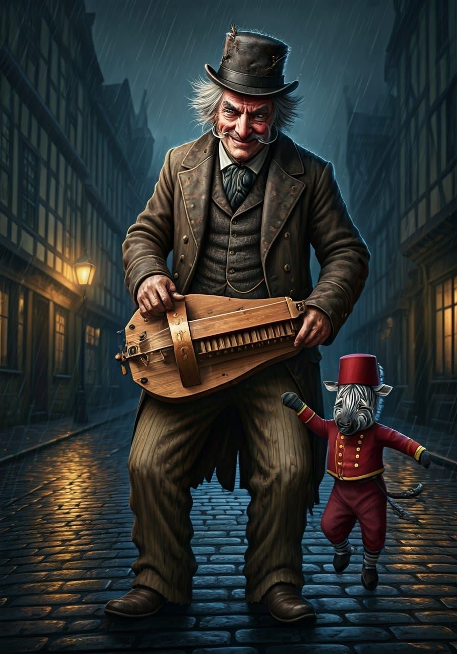 Elderly Outcast in Victorian Village