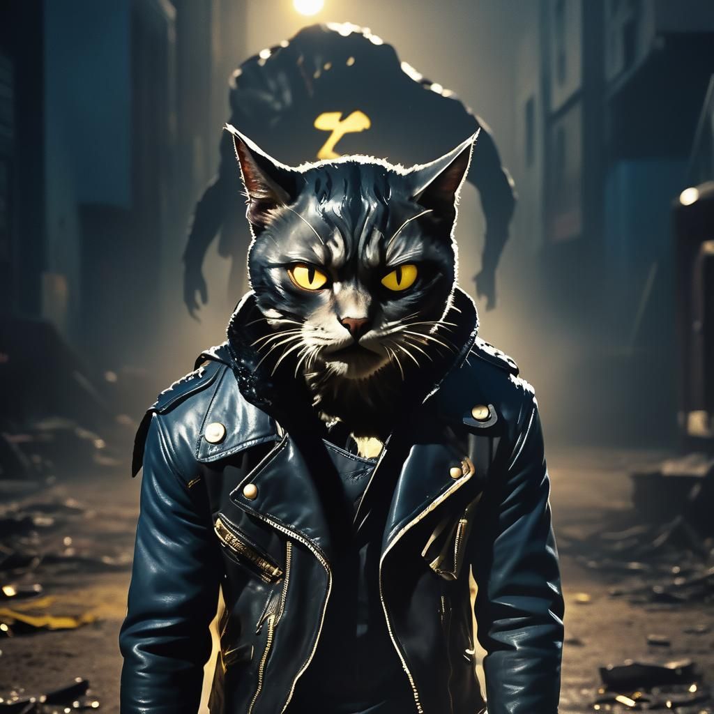 Superhero's Friday the 13th Panic: Cinematic Film Still