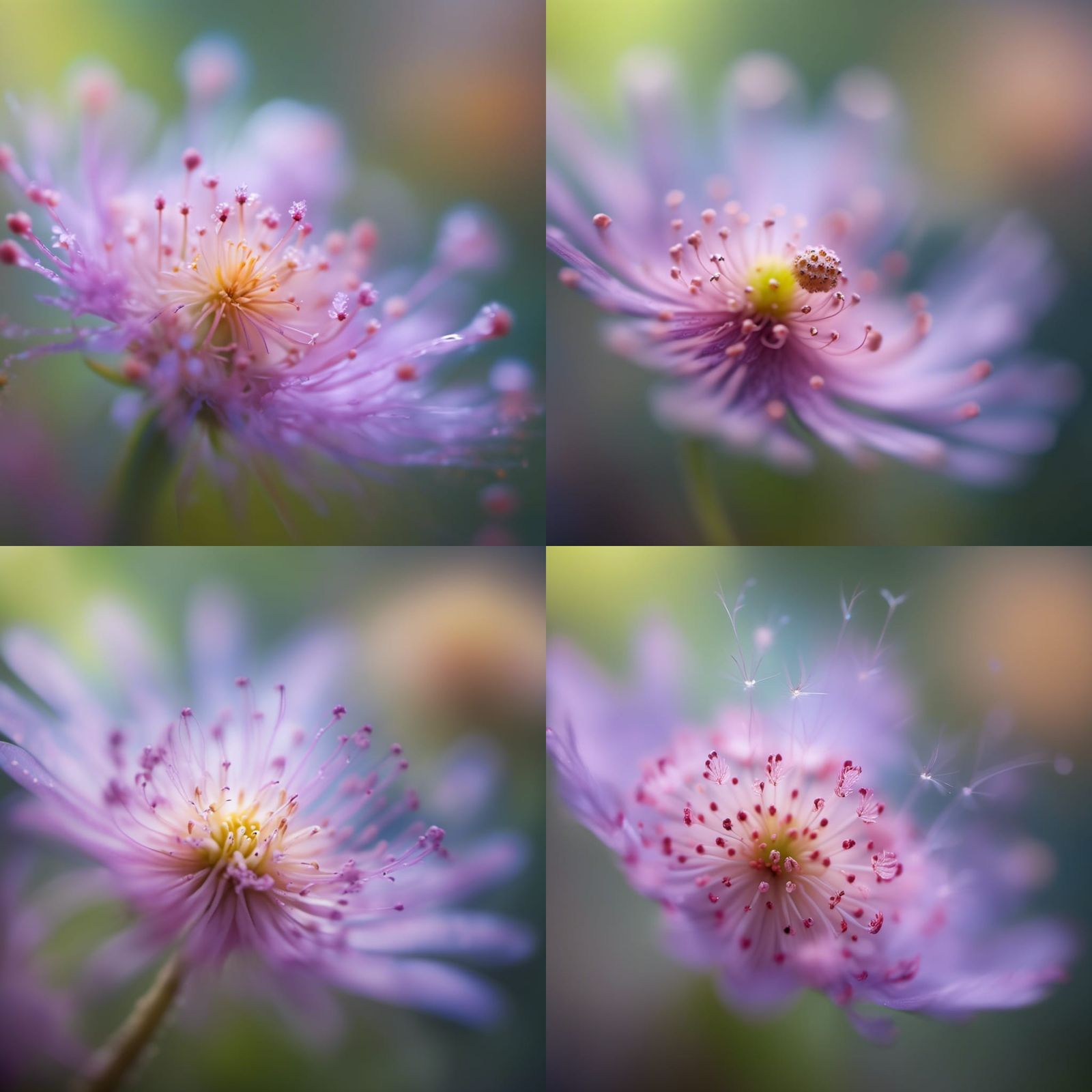 Macro Flower with Dreamy Bokeh