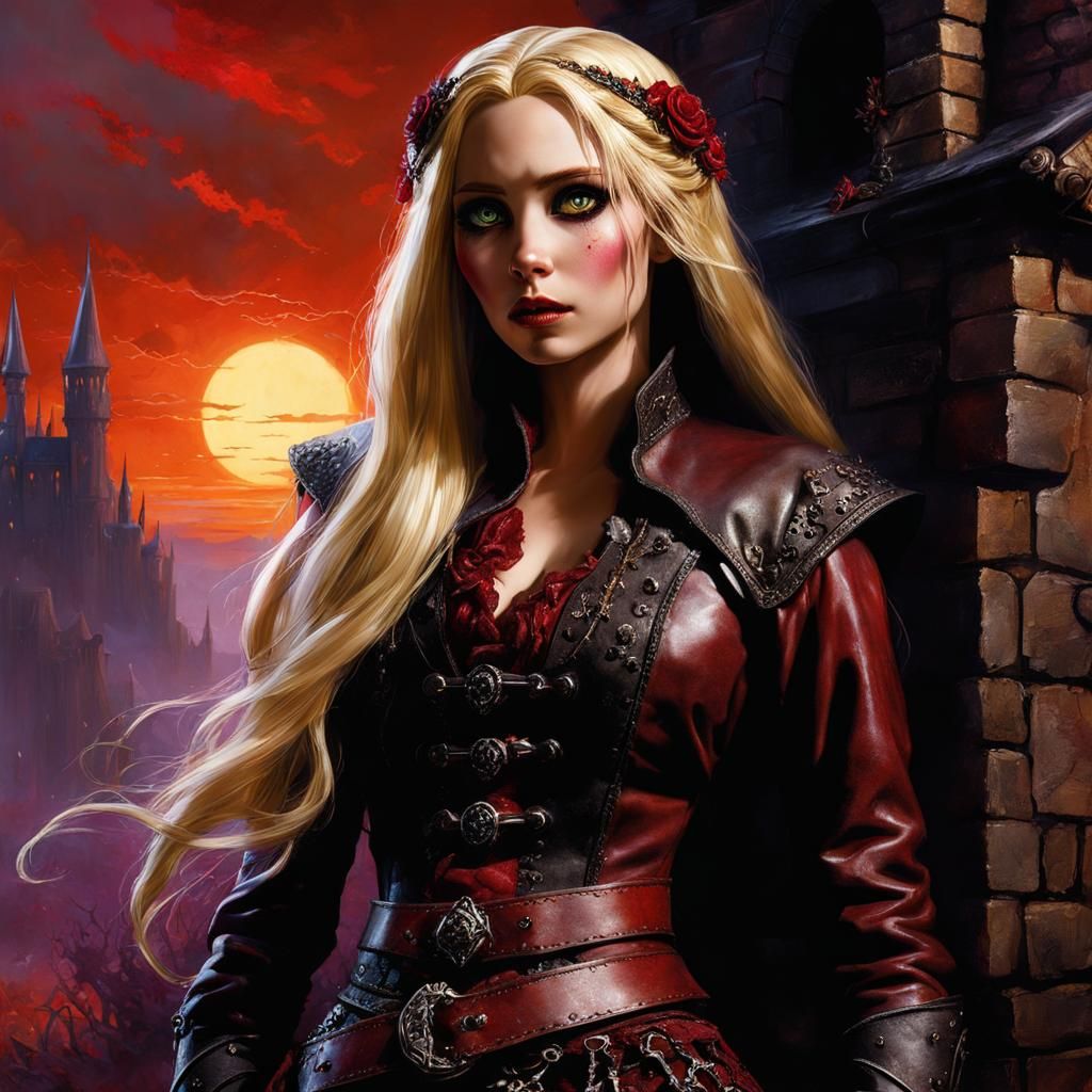 Goth Anxiety Rapunzel, Dark Fairytale ❤️🪮