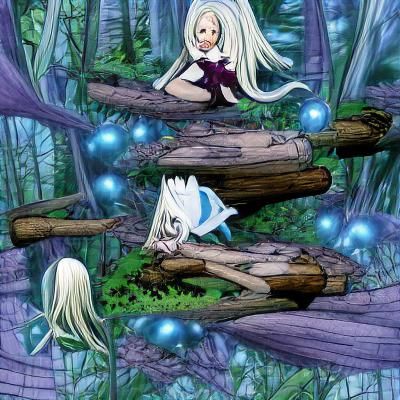Enchanting Fairy Tale Forest Scene with Mirajane