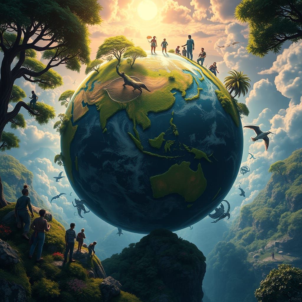 Vibrant Earth Concept Art: Fantasy and Nature
