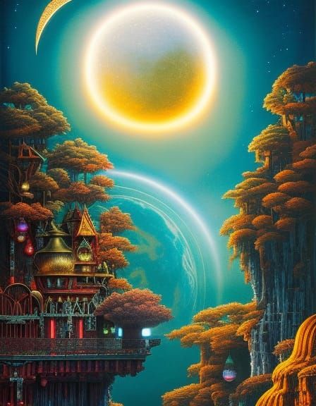 Fairytale Lights of Sun, Moon, and Magnetism