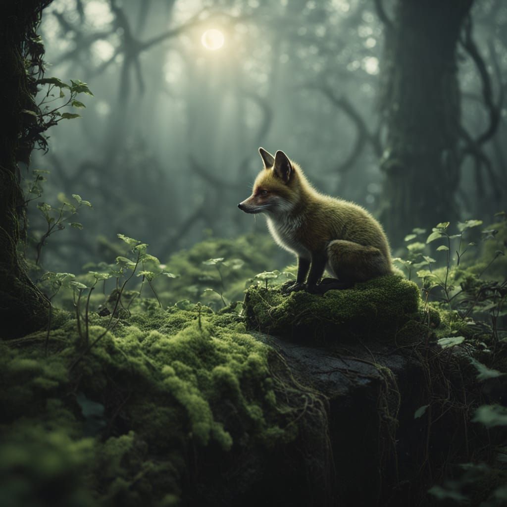 Forgotten Short Film Framegrab in Moody, Moonlit Setting