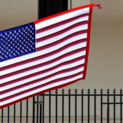 Stylized U.S. Flag Art