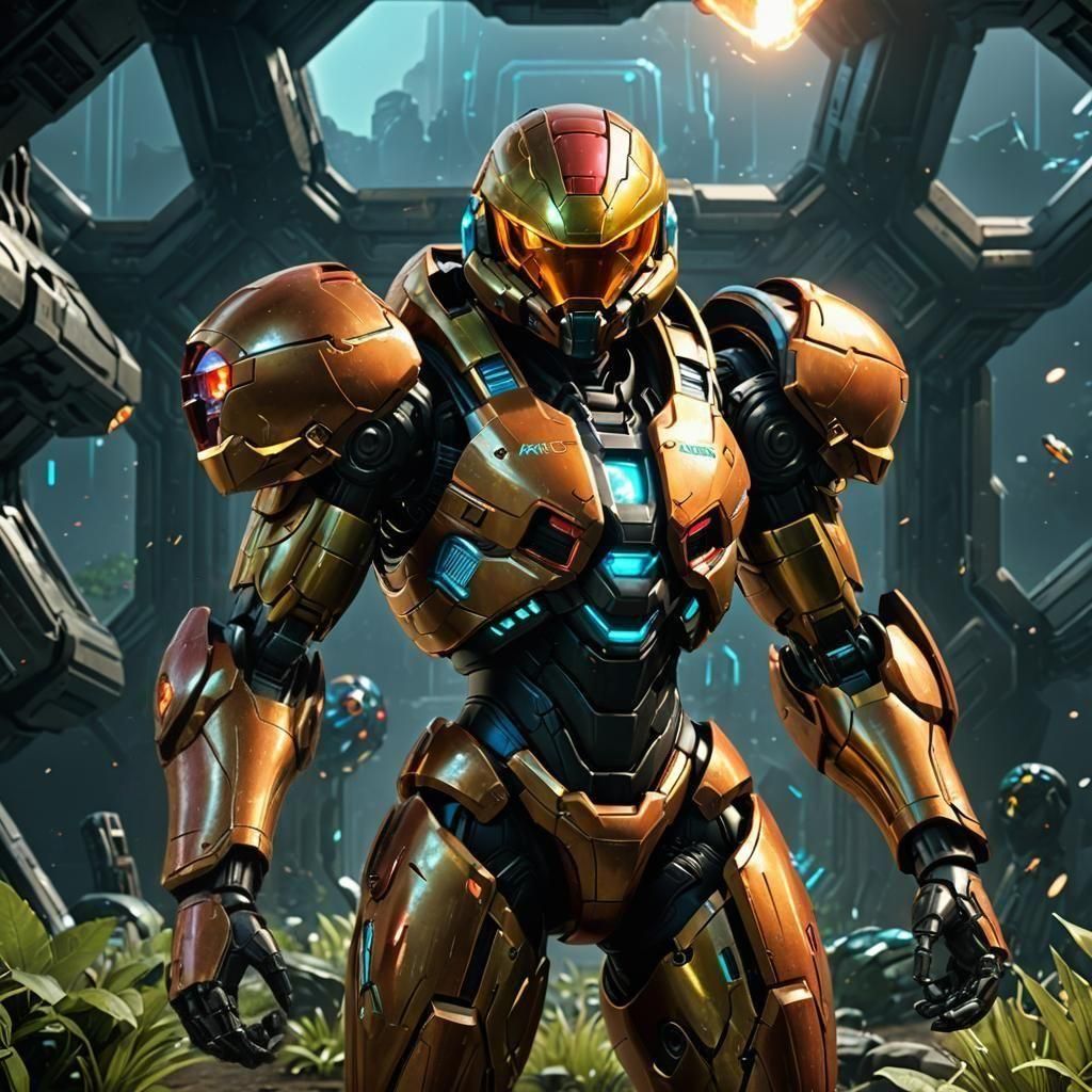 Samus Aran Metroid Prime: 3D Game Cinematic