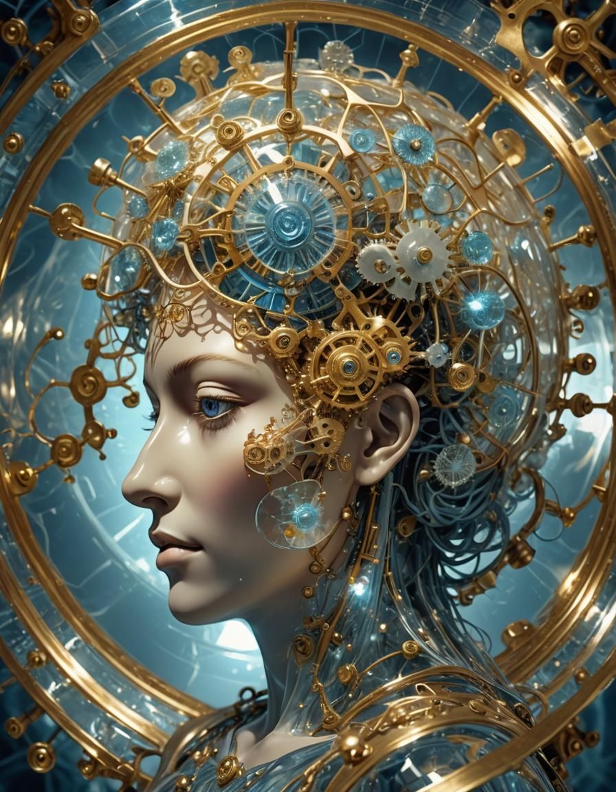 Clockwork Angel Brain with Crystal Gears