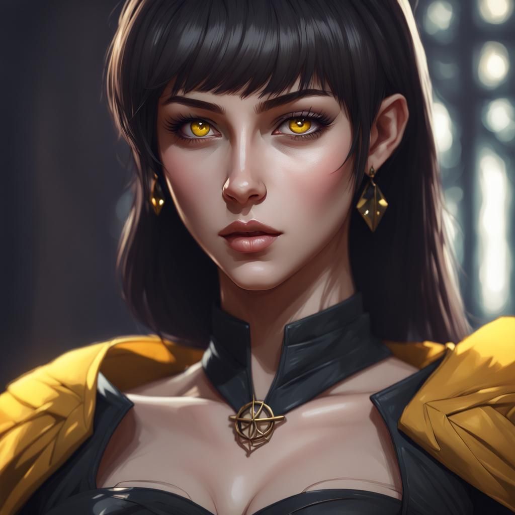 Dark Fantasy Artificer Portrait in Hyperrealism Style