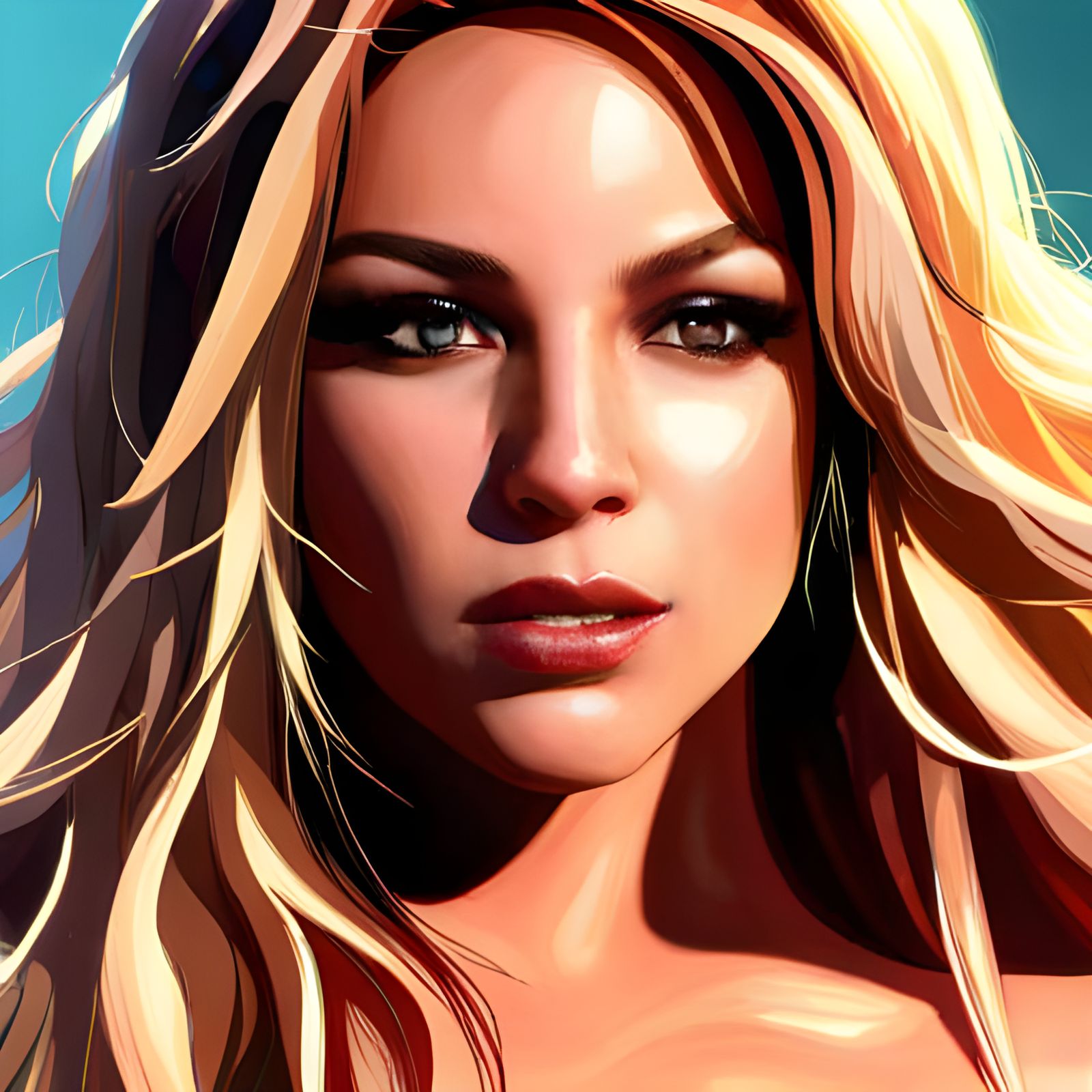 Shakira on a Sunny Day