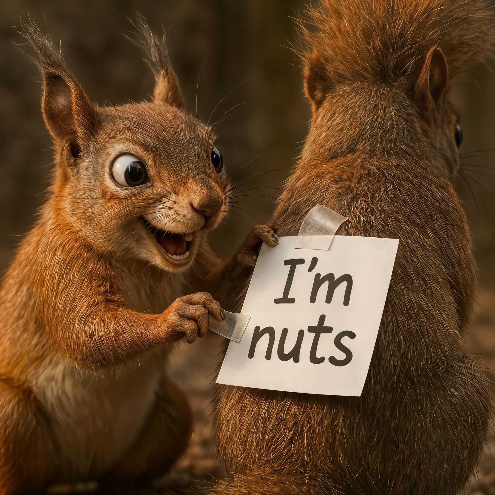 Mischievous Squirrel Prank in Detailed CGI