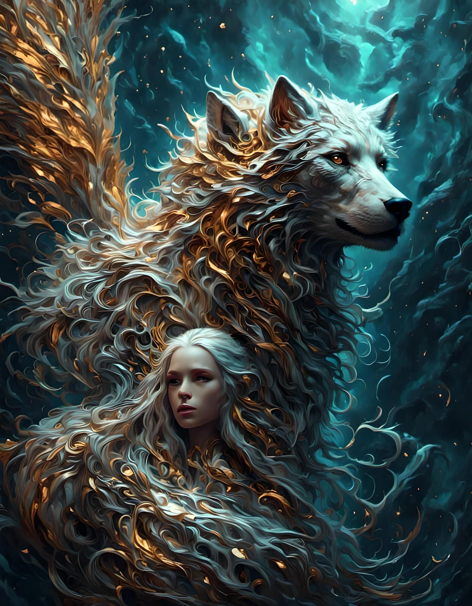 Golden Rays of Light