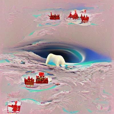 Barren North Pole Landscape