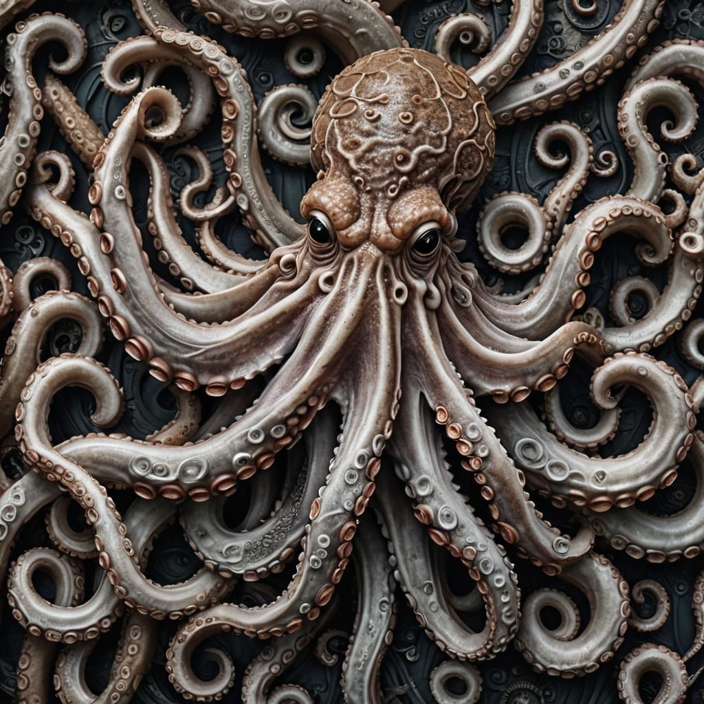 Hyperrealistic Octopus in High Definition