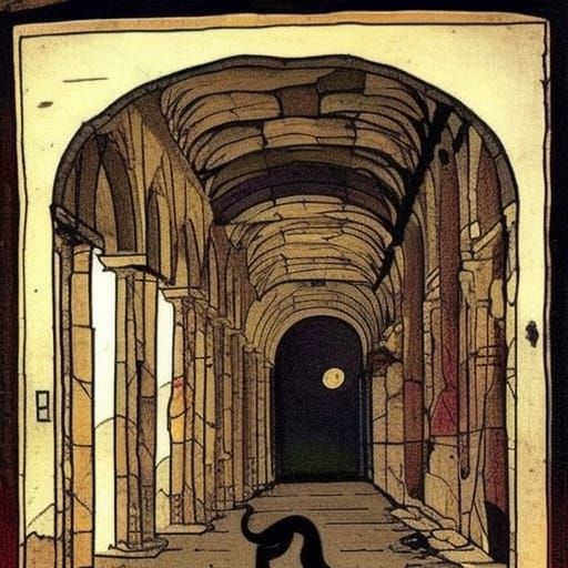 Furious Beast in Medieval Psalter Style