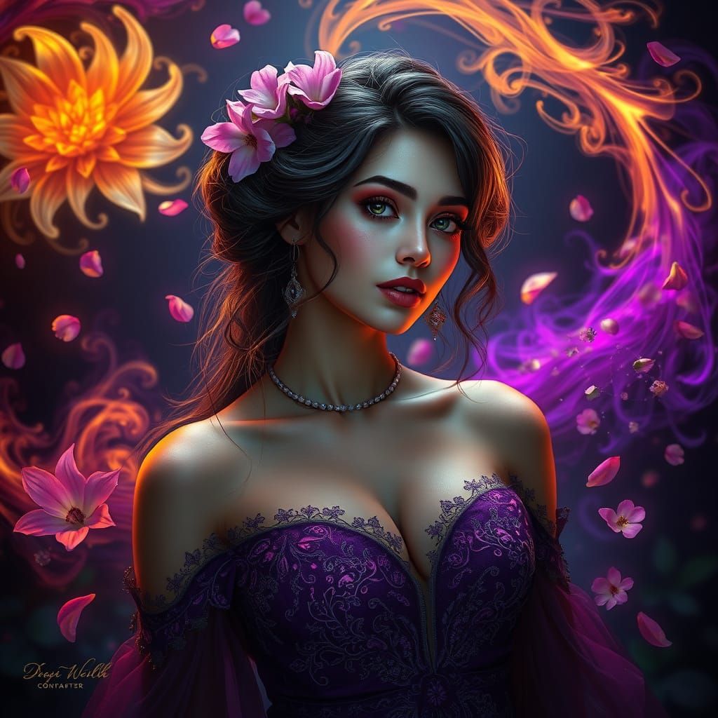 very Pretty woman portrait, balloons burst; starburst; sunburst; cloudburst; bloomburst; dewydecagonalburst;
galaxysugar...