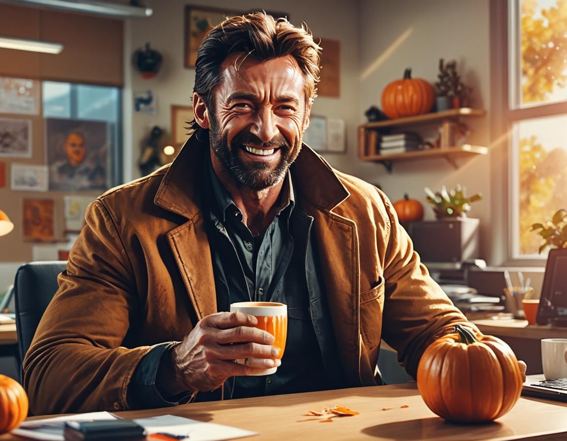 Wolverine's Coffee Break: Digital Concept Art