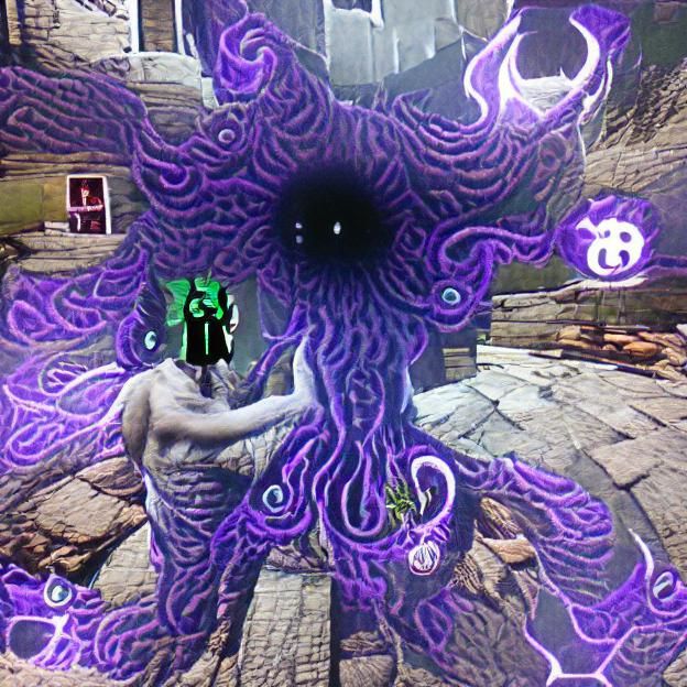 Eldritch God: A Surreal Cosmic Entity