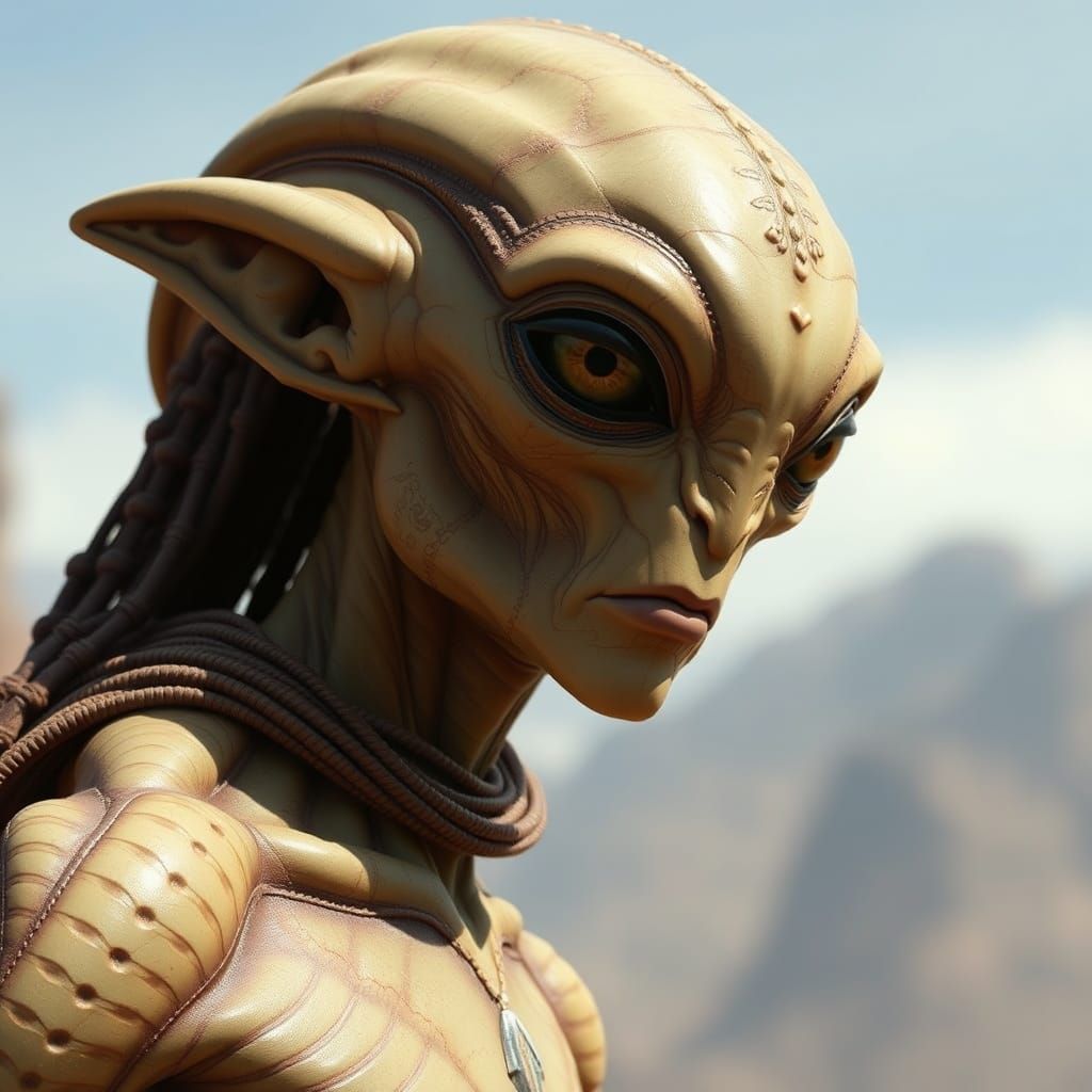 Avatar-Inspired Alien in a Tropical Jungle