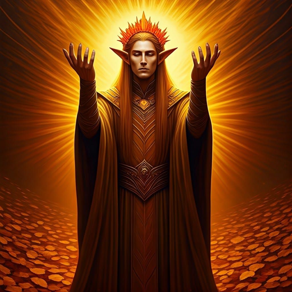 Ethereal Elf Heralds the Coming of Autumn