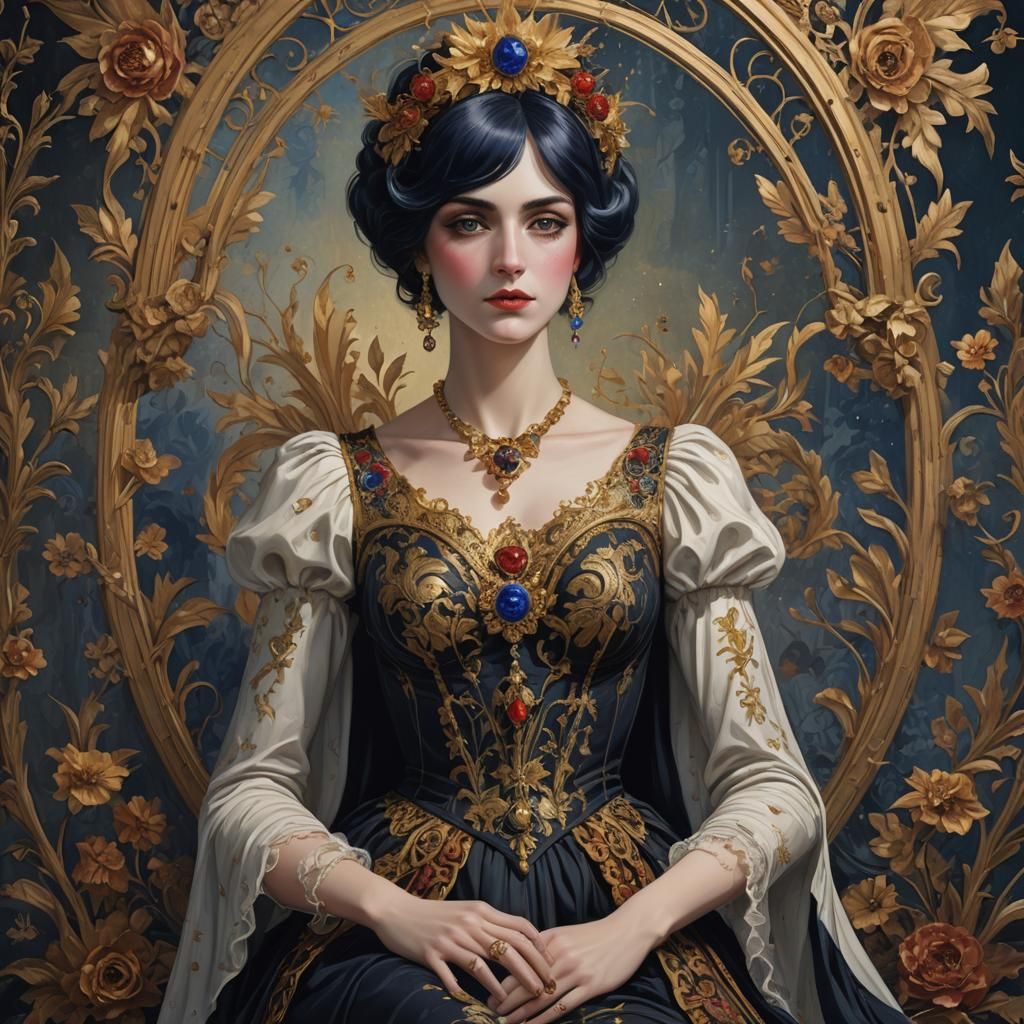 Gothic Venus: Detailed Fantasy Concept Art