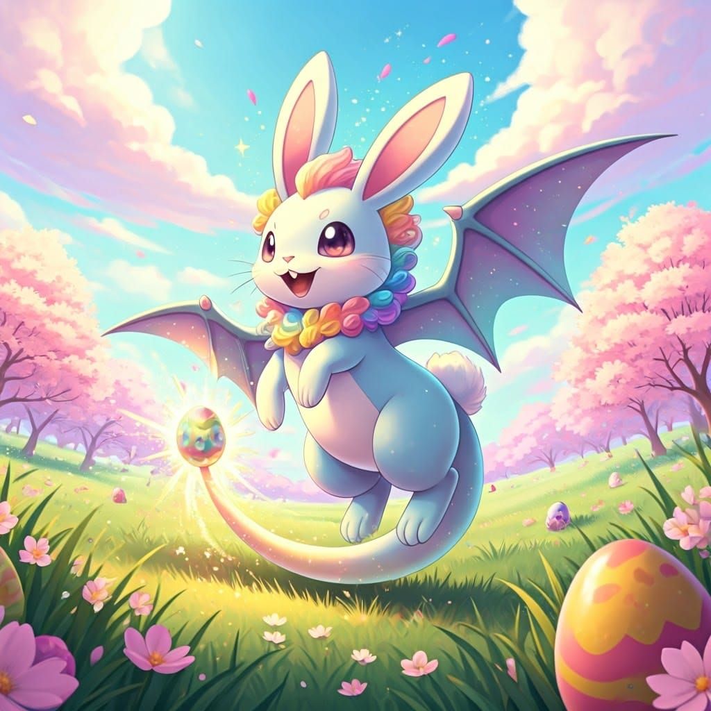 Whimsical Easter Dragon Hybrid Launches Rainbow Eggs