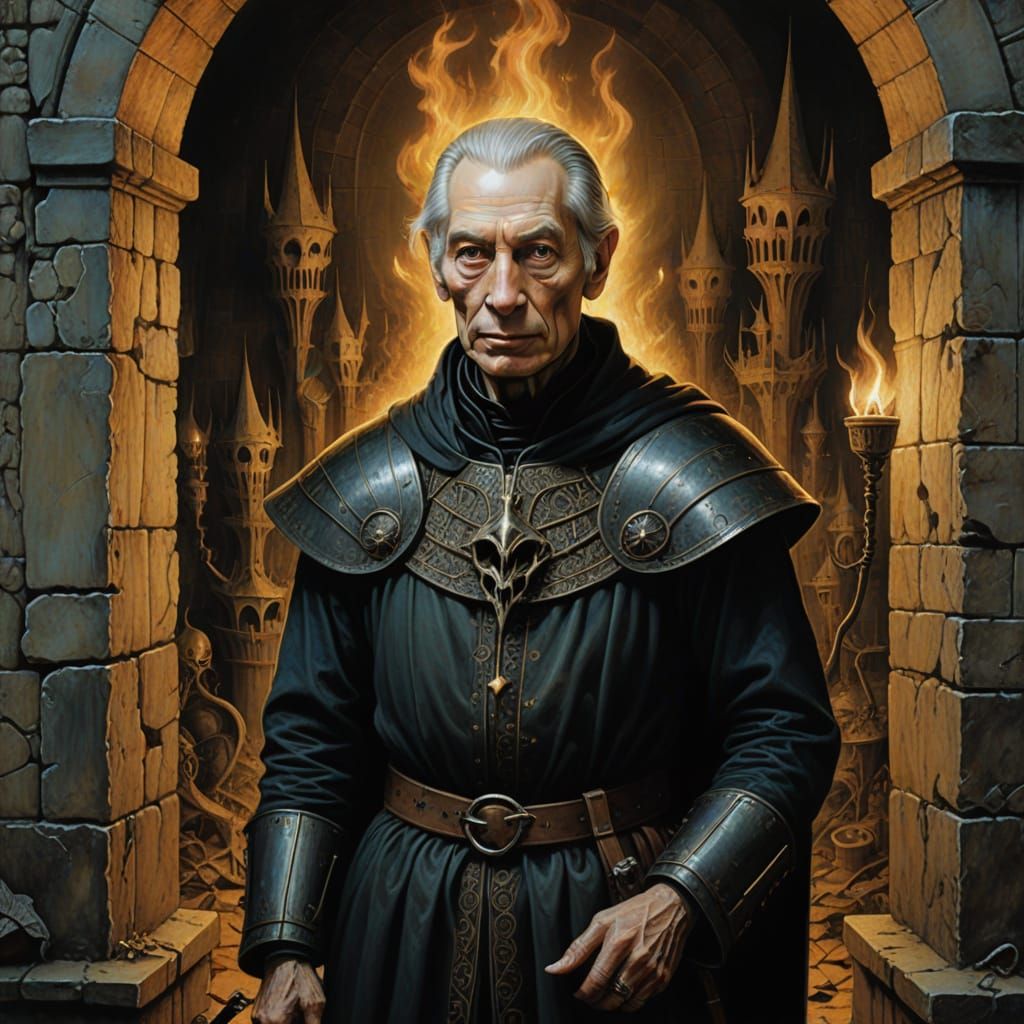 Medieval Tormentor in the Shadows