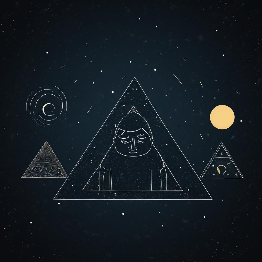 Contrasting Concepts: Circle, Triangle, Night, Day