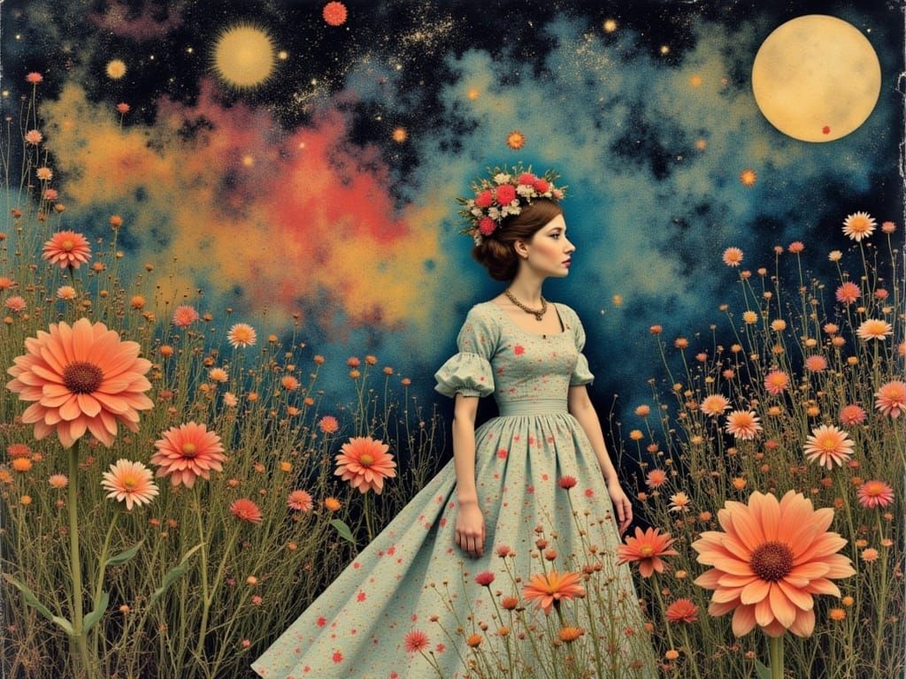 Whimsical Baroque Creatures in Vibrant Swirling Colors