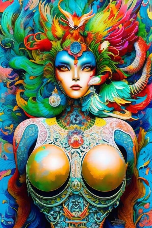 animal x woman: the bird 10