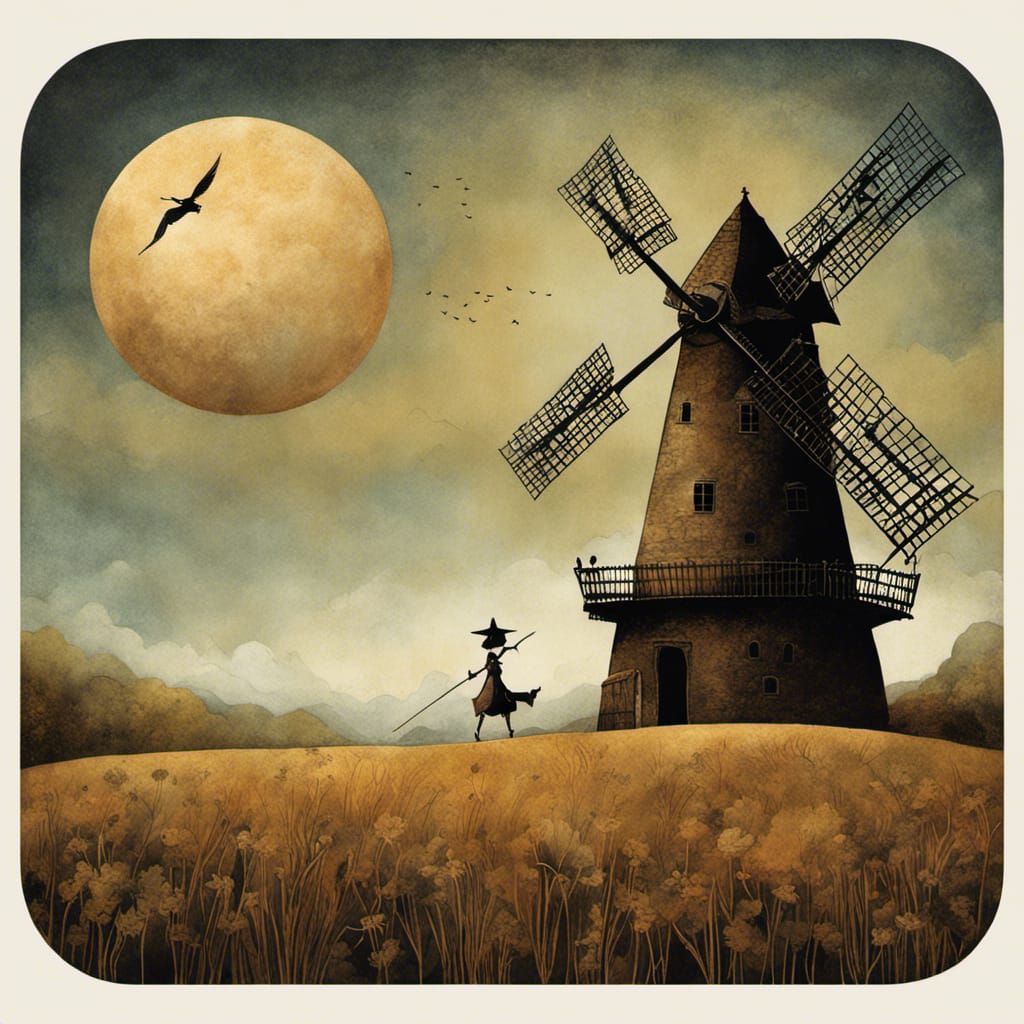 Don Quixote's Folly: Windmill Attack