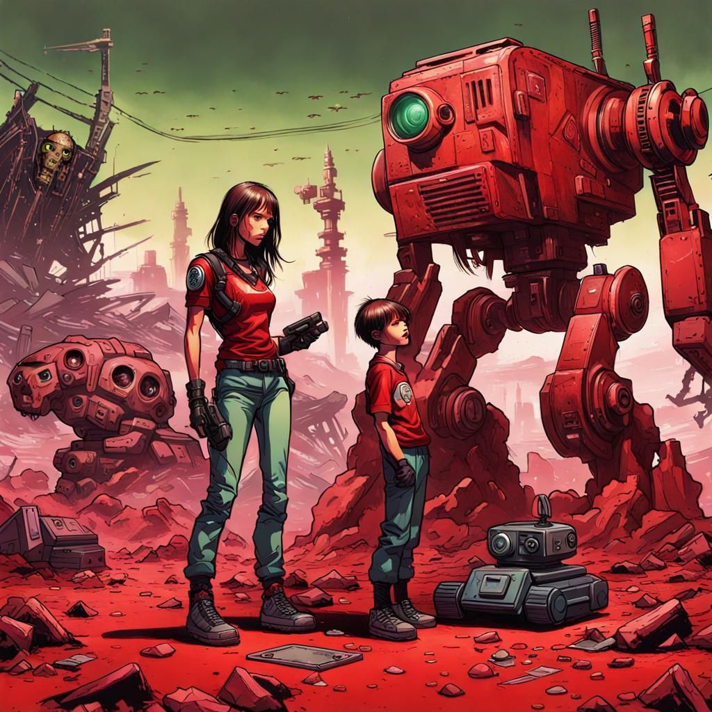 Mutant Children Explore Gamma World Wasteland