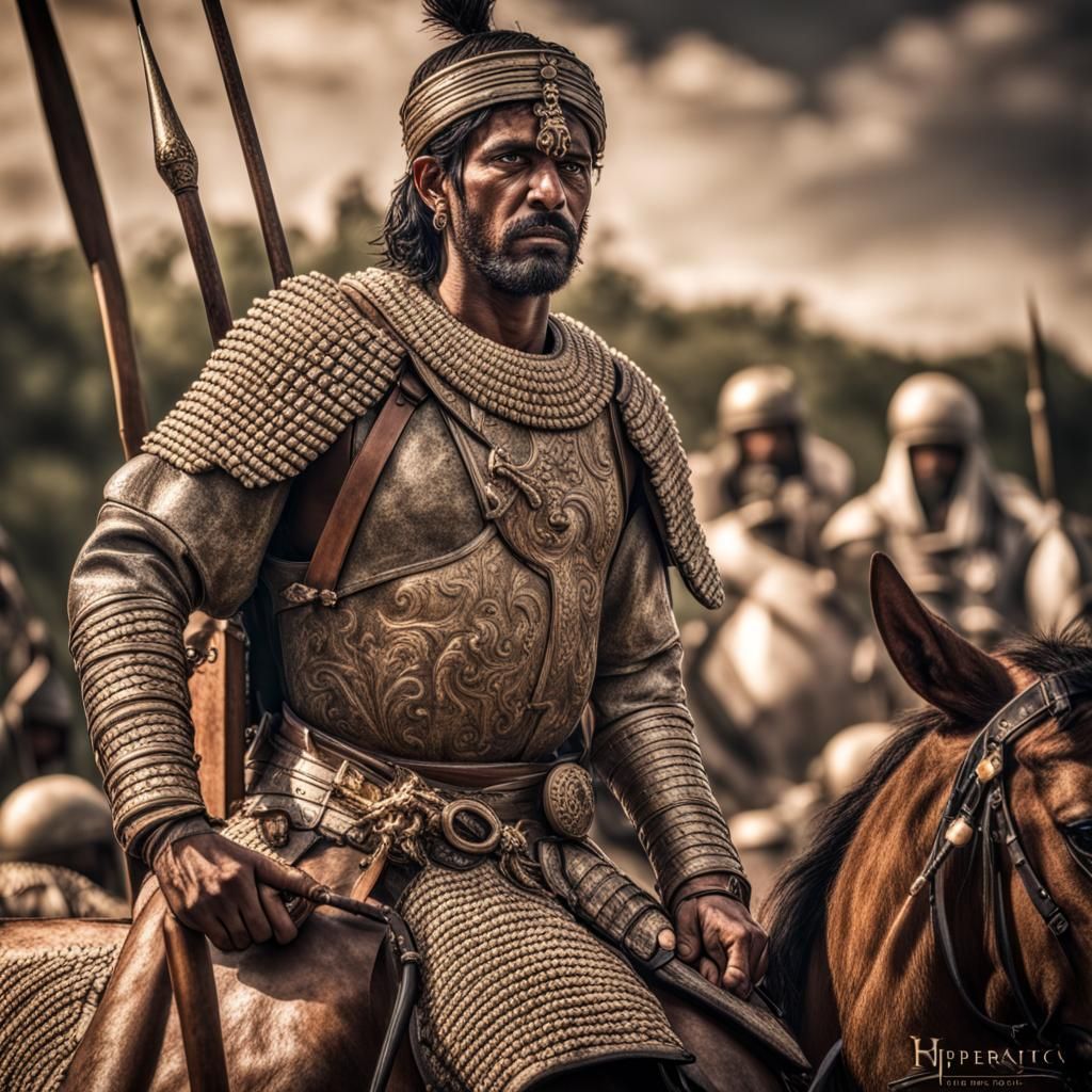 King of Makuria Leads Army Against Arab Invaders