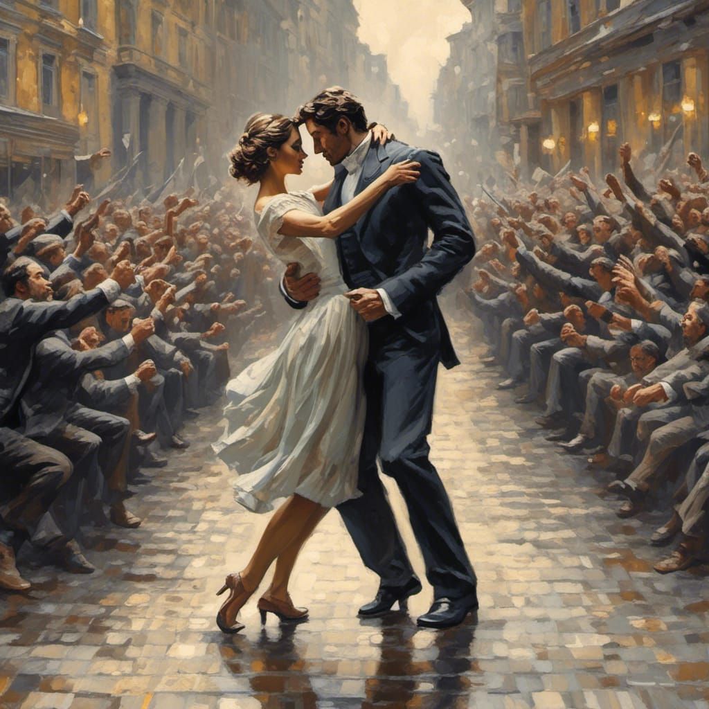 Expressive Tango Dance of a Broken Heart