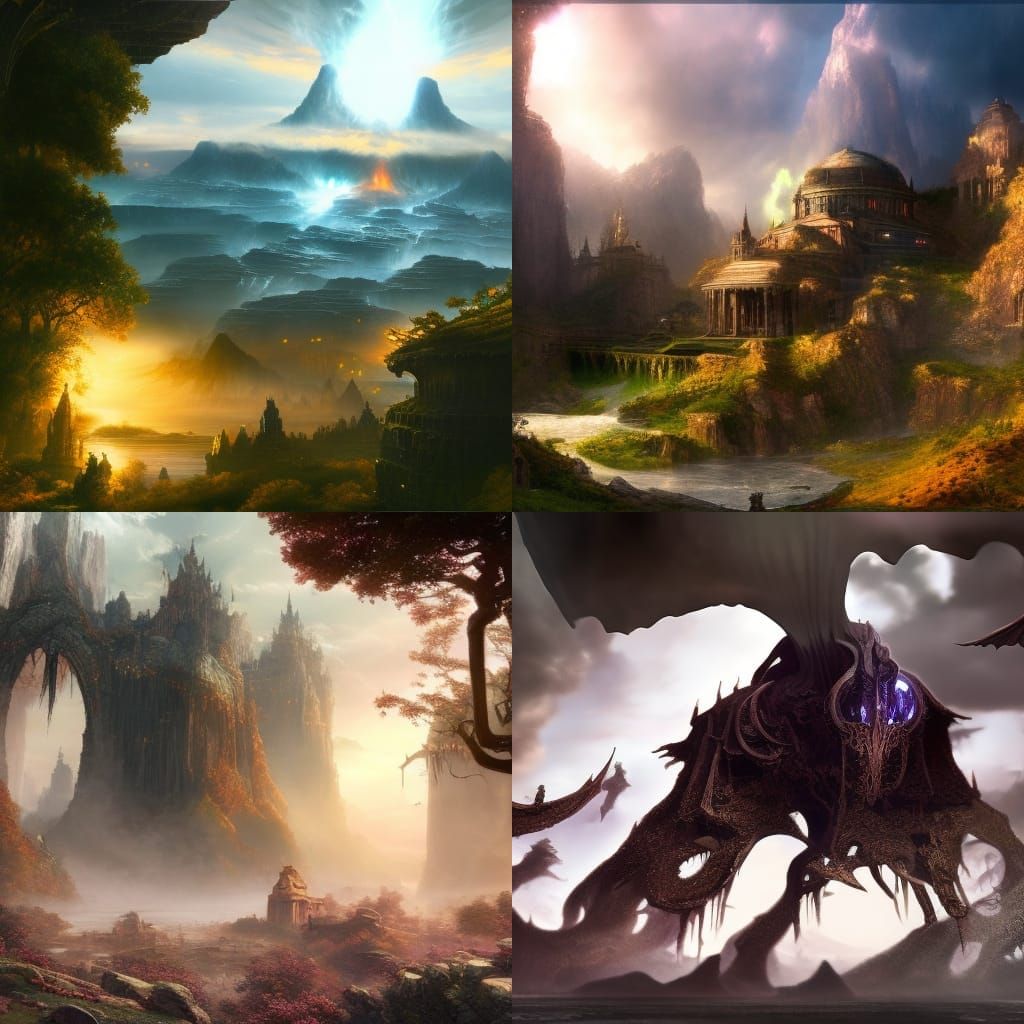 Heaven's Great Hall: God Elohim and Seraphs