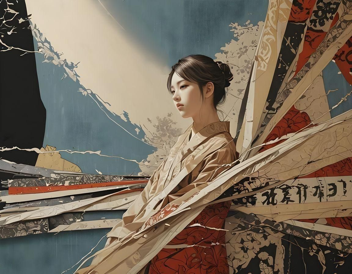 Muted Seinen Manga Artwork with Intricate Concept