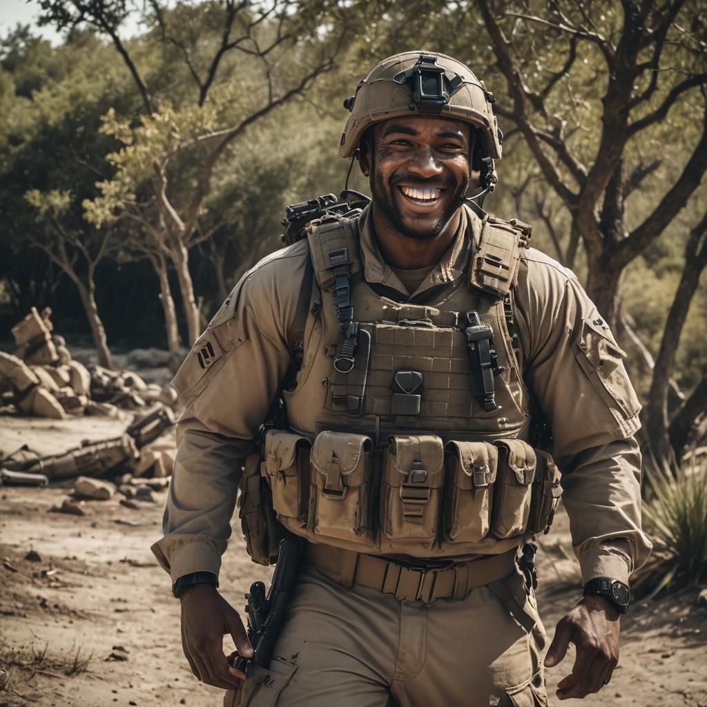 A US Marine's MARSOC having fun in training the new recruits...