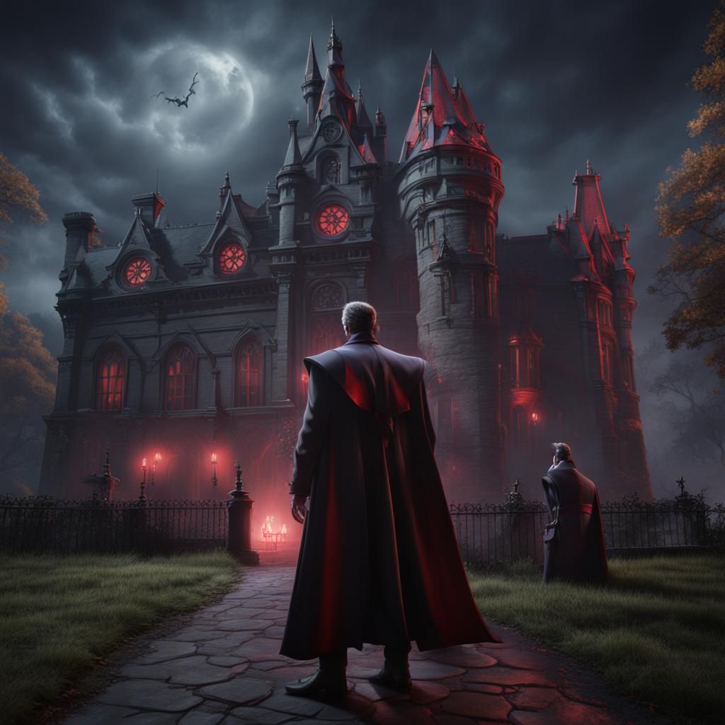 Count Dracula Hires the Ghostbusters: Fantasy Concept Art