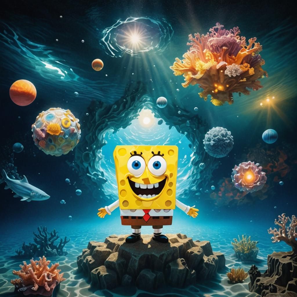 Surreal Ocean Architecture with Impossible Geometry