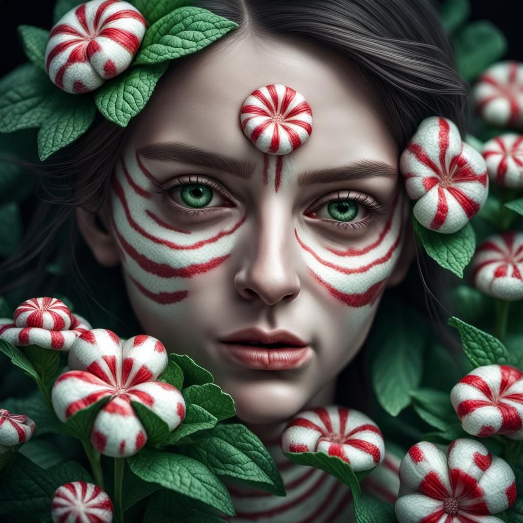 Peppermint Flower Lady