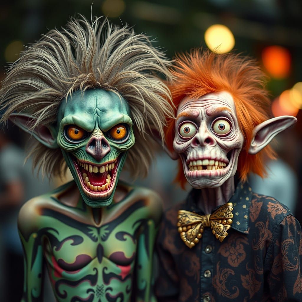 Mysterious Freaks in Whimsical Wildlife Portraits