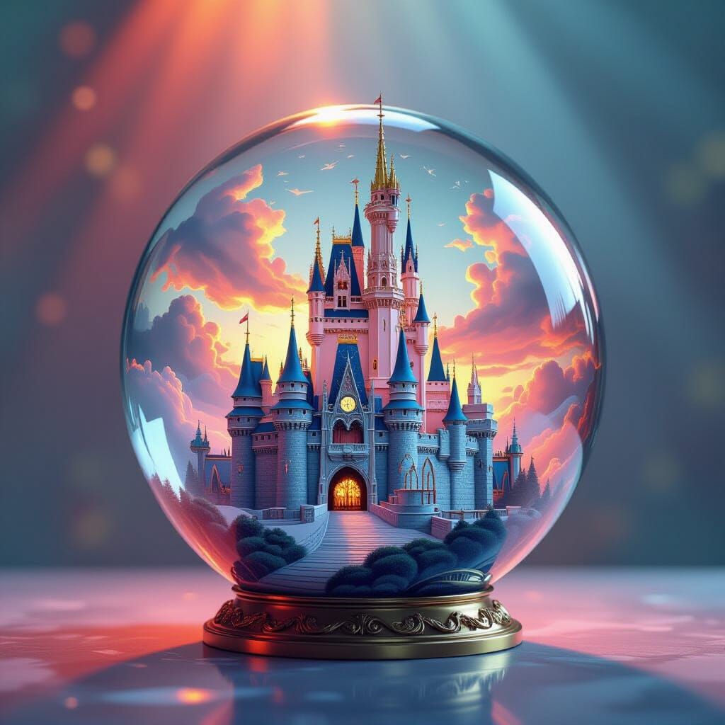 Porcelain Castle in Glass Orb: Concept Art
